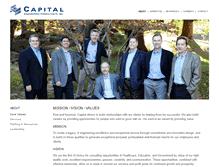 Tablet Screenshot of capital-engineering.com